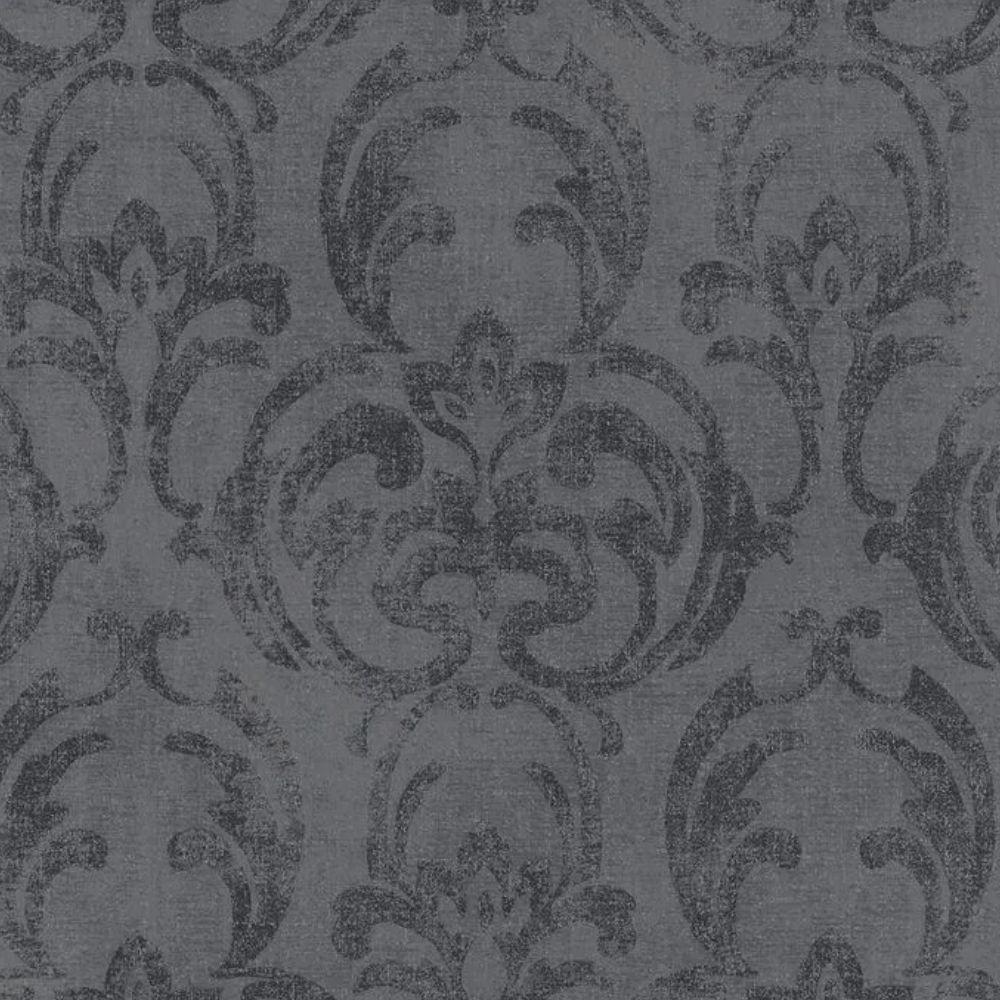 Papel De Parede Jackie Damask Grafite 6830-40 - 1