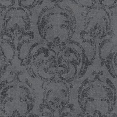 Papel De Parede Jackie Damask Grafite 6830-40