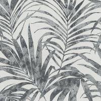 Papel De Parede Ivy Folhagem Grafite 6803-50 - 1