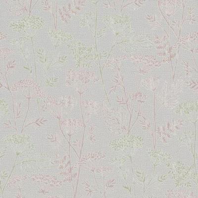 Papel De Parede Kylie Folhagem Cinza 34322