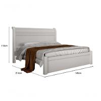 Cama Casal 100% Mdf - 187-neve - Star Móveis - 2