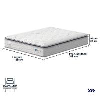 Cama Box Baú Marrom E Colchão Amsterdã Molas Ensacadas Casal Probel