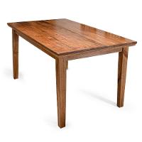 Mesa De Jantar Bh Retangular 1,60m Com 6 Cadeiras De Jantar Bh Em Madeira Maciça - Natural - Bege - 2