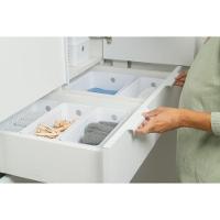 Kit Lavandeira Flow Com 5 Cestos Branco Ou - 5