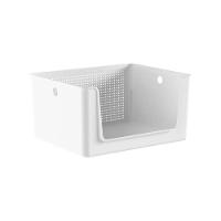 Kit Lavandeira Flow Com Dispenser De Sabão 2,3 L Branco + Borrifador + Rodo + Cesto Com Tampa Ou - 9