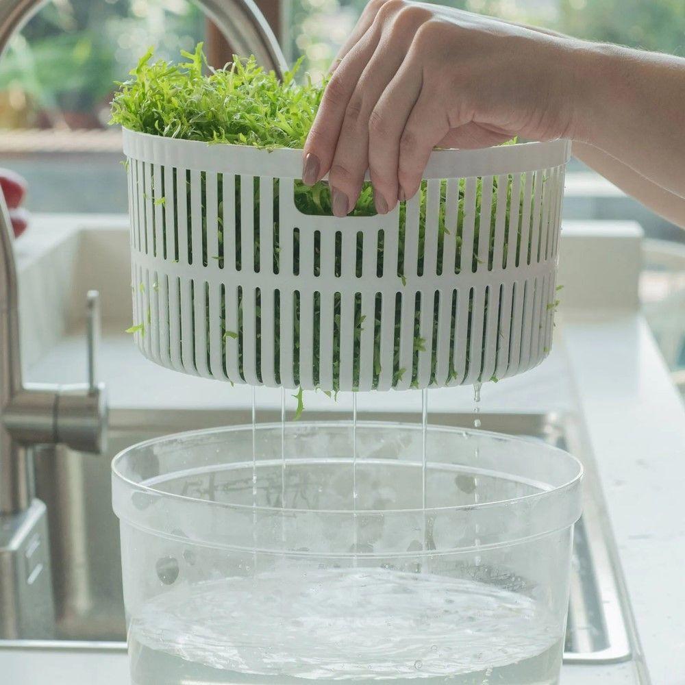 Secador De Saladas Com Tampa 5,5 L Clear Fresh Ou - 4