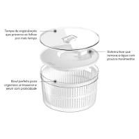 Secador De Saladas Com Tampa 5,5 L Clear Fresh Ou - 5