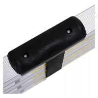 Escada Telescopica Extensiva Aço Inoxidável 13 Degraus 3,8m Cinza - 6