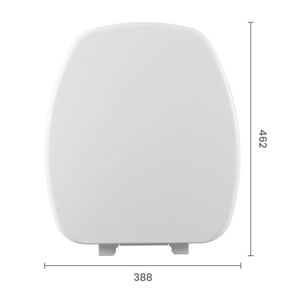 Assento Sanitário Plástico Astra Tth-k Almofadado Branco - 6