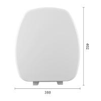 Assento Sanitário Plástico Astra Tth-k Almofadado Branco - 6