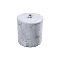 Lixeira Astra Ct4m 6l Redonda Branco - 1