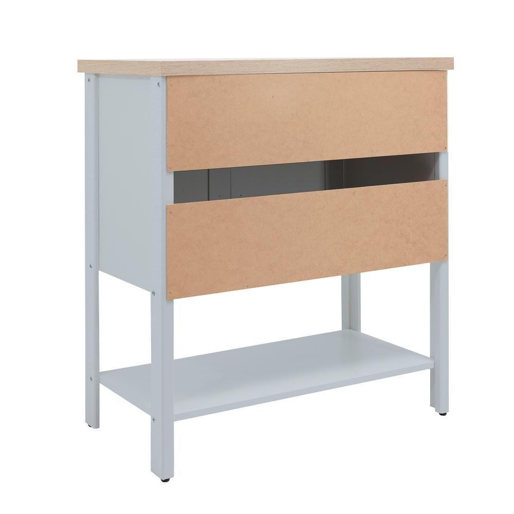 Gabinete Banheiro Com Tampo 2 Portas 79 Cm Bn02 Cinza Dtall - 7