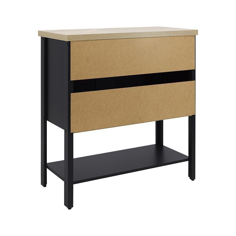 Gabinete Banheiro Com Tampo 2 Portas 79 Cm Bn02 Preto Dtall - 7