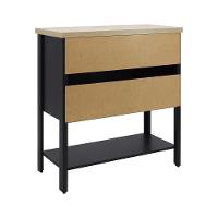 Gabinete Banheiro Com Tampo 2 Portas 79 Cm Bn02 Preto Dtall - 7