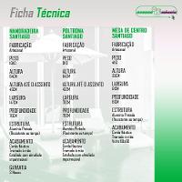 Conjunto 3 Peças Em Alumínio E Corda Náutica Santiago Preto-cinza - 6