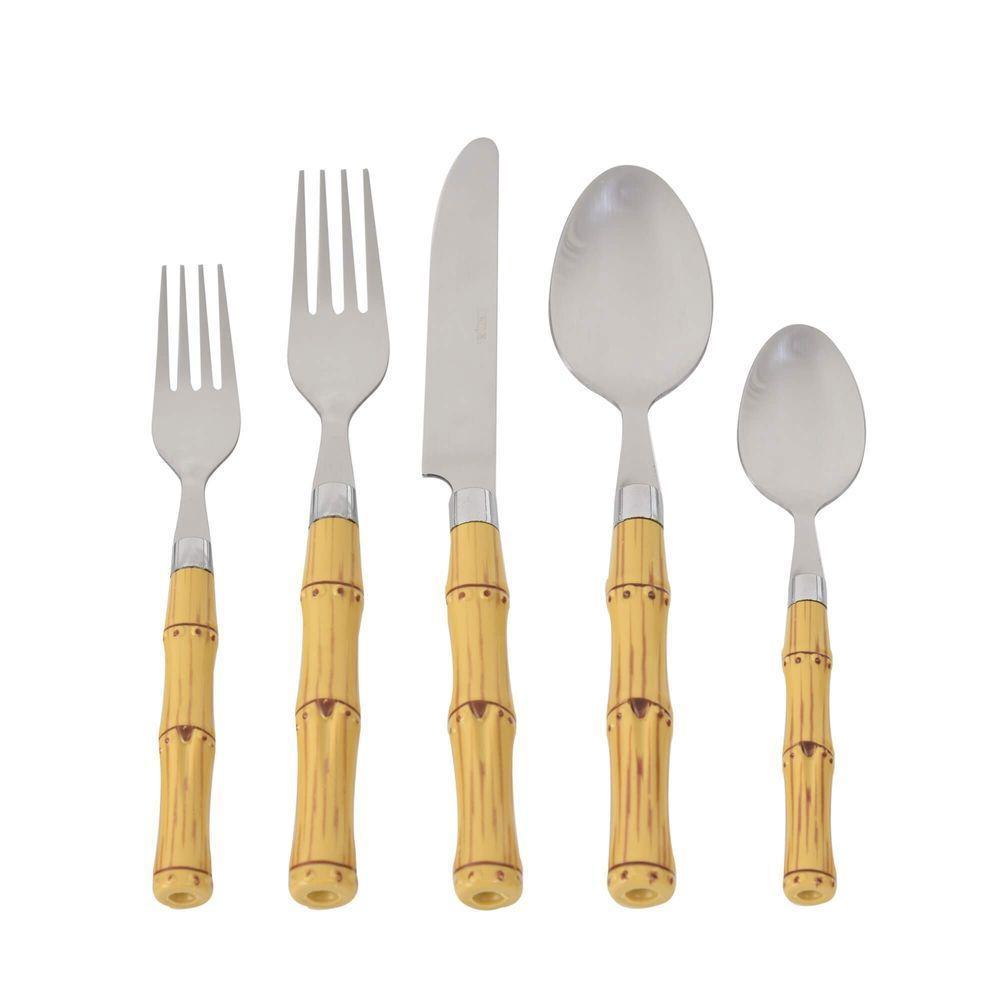 Faqueiro Bamboo Com 30 Peças Kenya - 1