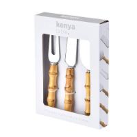 Kit 3 Peças Para Queijo Bamboo Real Kenya - 3