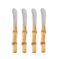 4 Espátulas Para Patê Bamboo Real Kenya - 1