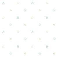 Papel De Parede Lullaby Pegadas Verde Malva 2284 - Rolo 10m X 0,53m - 1