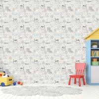 Papel De Parede Fazendinha G78375 Cinza Tiny Tots 2 - G78375 - 2