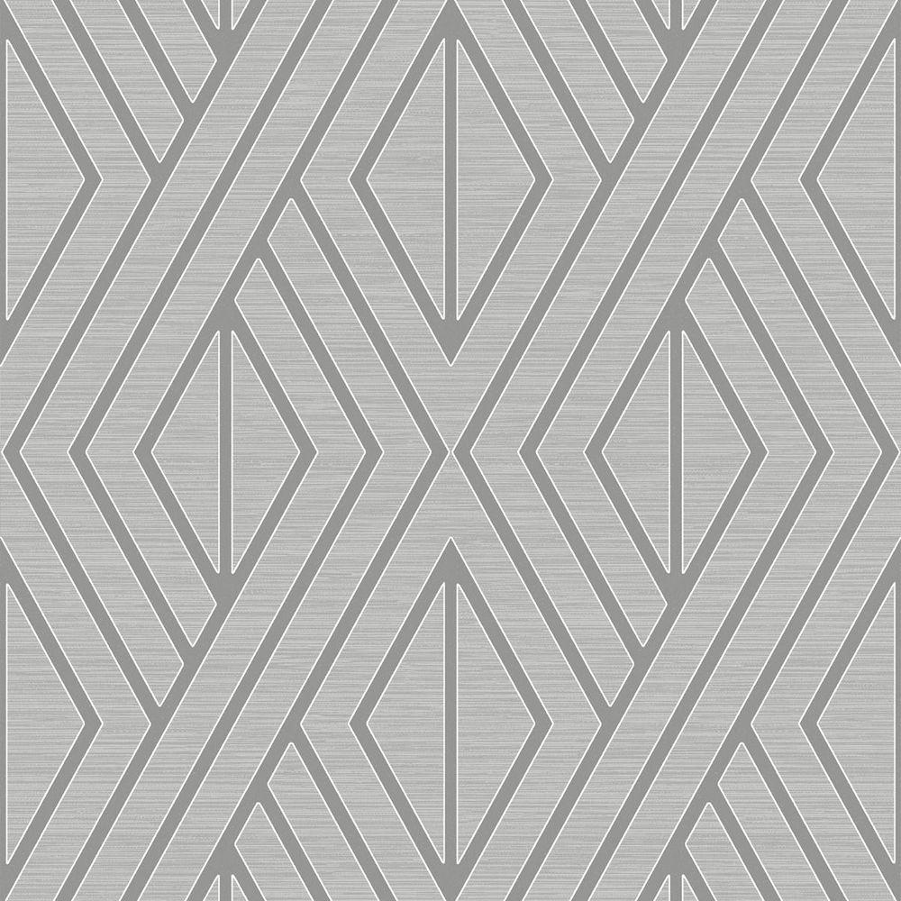 Papel De Parede Shimmer Geométrico Uk30507 - Rolo 10m X 0,52m - 1