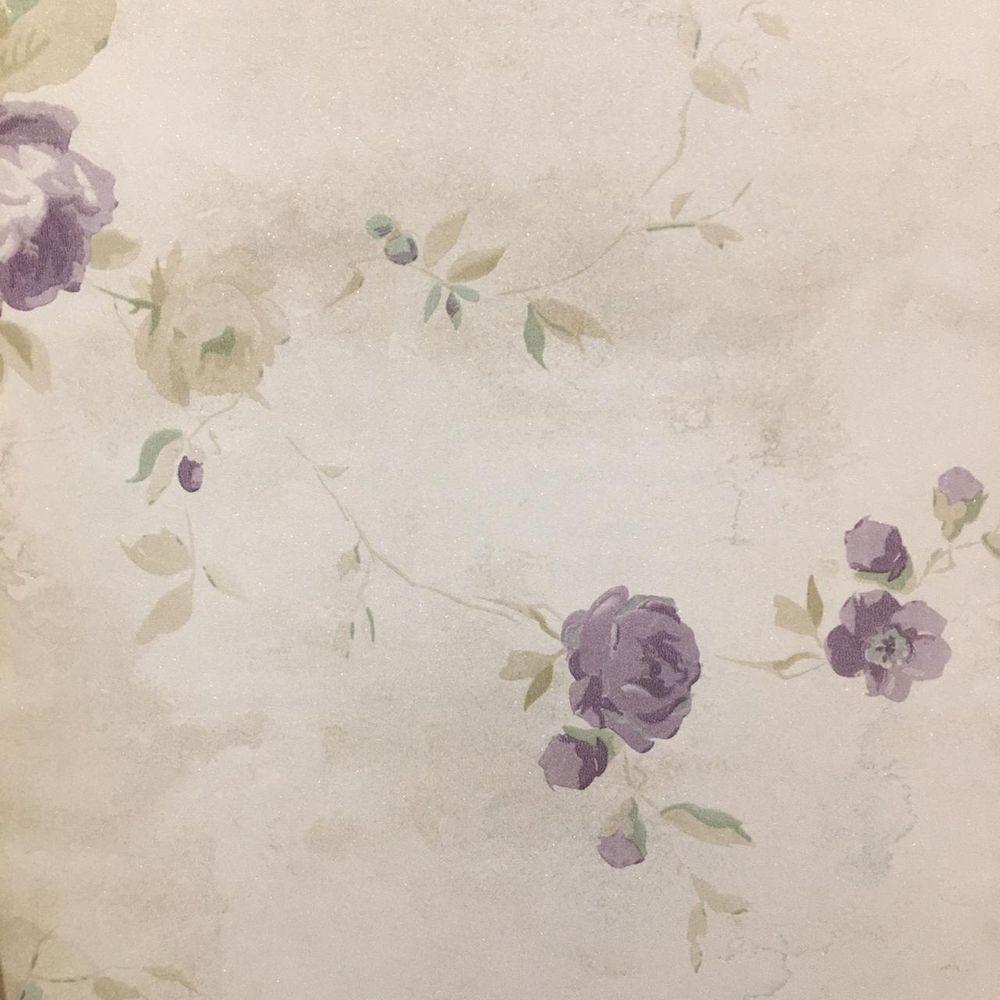 Papel De Parede Rossella Rosas Ao Céu Ro3319 - Rolo 10m X 0,53m - 1