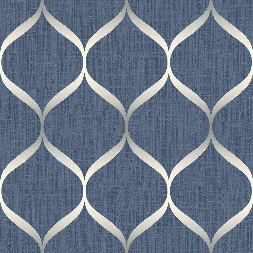 Papel De Parede Shimmer Fluidez Aspecto Têxtil Uk21202 - Rolo 10m X 0,52m - 1