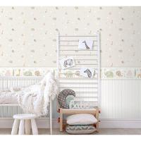 Papel De Parede Lullaby Listras Finas Bege 2304 - Rolo 10m X 0,53m - 2