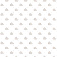 Papel De Parede Lullaby Baleia Bege 2233 - Rolo 10m X 0,53m - 1