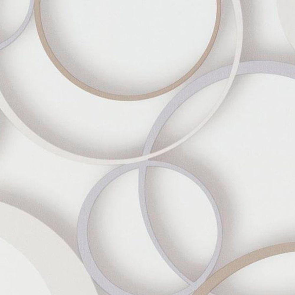 Papel De Parede Ddd Em 3d Max 28301 Círculos - Rolo 10m X 0,53m - 1