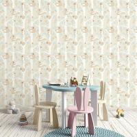 Papel De Parede Folhas De Coala - G78384 Bege Turquesa E Gliter Tiny Tots 2 - G78384 - 2
