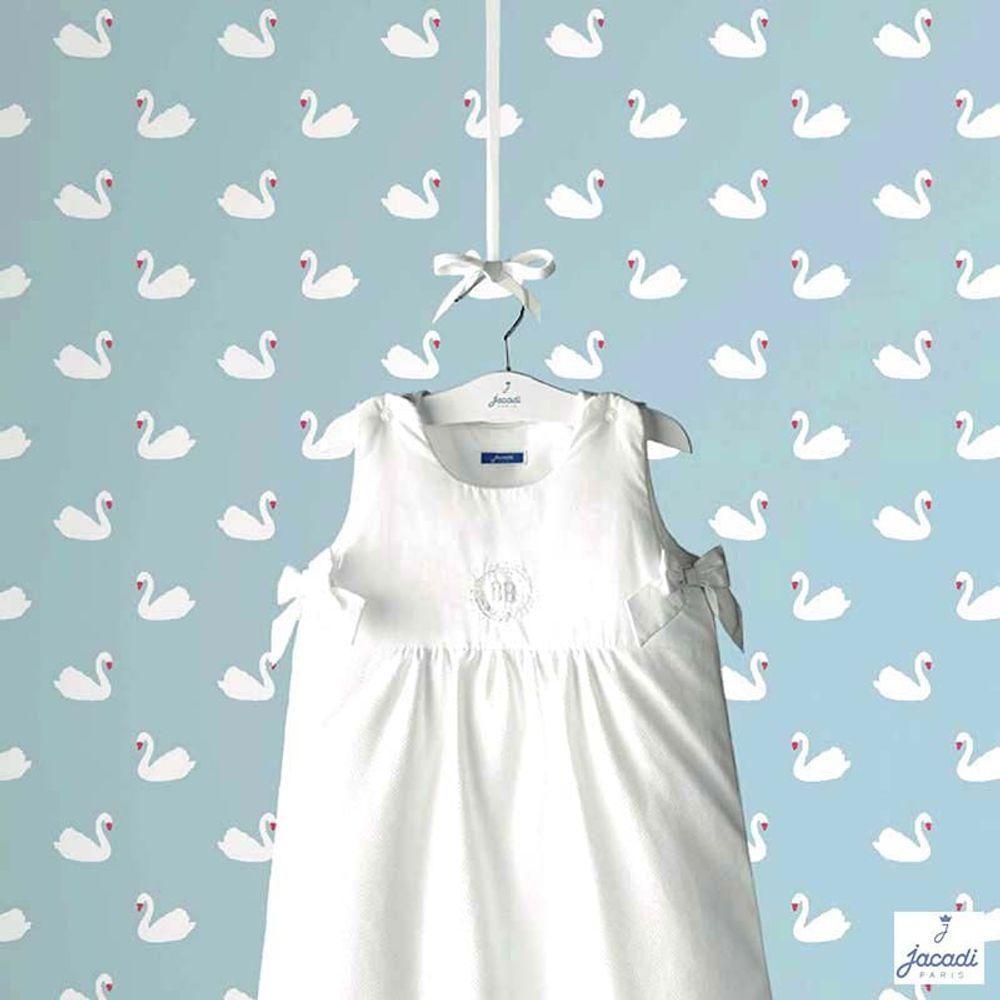 Papel De Parede Jacadi Trousseau Bleu Ciel 36171401 - Rolo 10m X 0,53m - 1