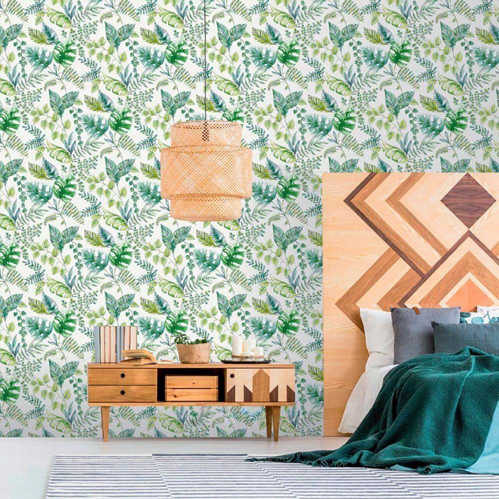 Papel De Parede Sejours Et Chambres Vivant 51196204 - Rolo 10m X 0,53m - 1