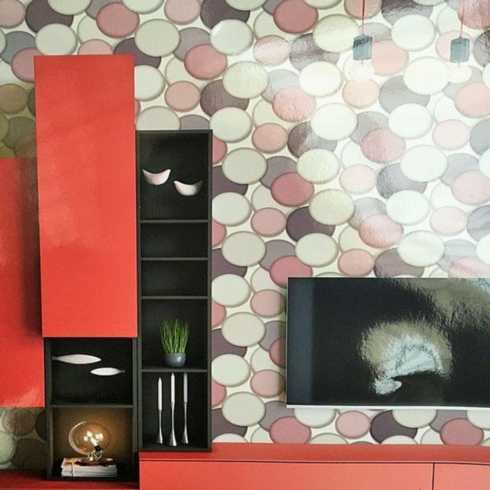 Papel De Parede Ddd Em 3d Max 28344 Moderno - Rolo 10m X 0,53m - 3