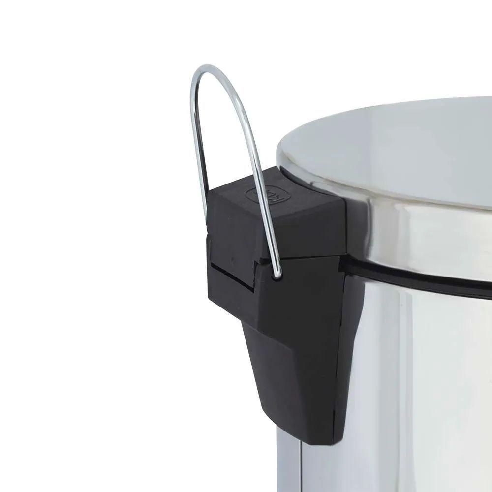 Lixeira 5 Litros ágata Com Pedal E Cesto Removível - 4