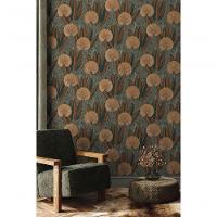 Papel De Parede Muse Folhagem Marrom A54703 - 1