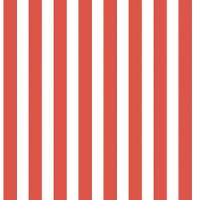Papel De Parede Listrado - G78404 Vermelho Tiny Tots 2 - G78404 - 1
