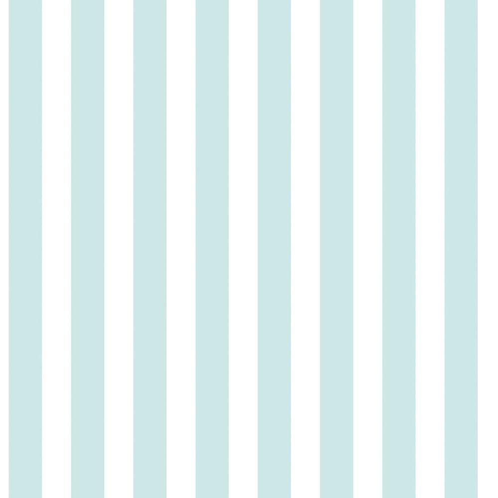 Papel De Parede Listrado - G78406 Turquesa Tiny Tots 2 - G78406 - 1