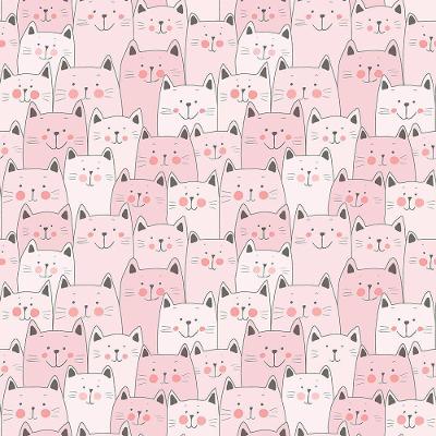 Papel De Parede Sambori Miaou 134-2 - Rolo 10m X 0,53m