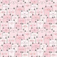 Papel De Parede Sambori Miaou 134-2 - Rolo 10m X 0,53m - 1