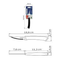 Faca Para Tomate Tramontina Felice Lâmina Aço Inox Cabo Polipropileno Preto 3 Tramontina