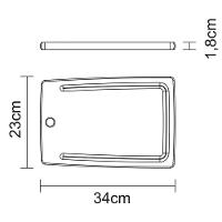 Kit Tábua Garfo E Faca Em Madeira Jatobá Com Brancal E Acabamento Lixado. Tramontina - 4