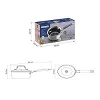 Panela Tramontina Romagna Aço Inox Alumínio Cerâmico Black Stone 16 Cm 1,5 L Tramontina - 6