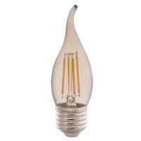 Lâmpada Led De Filamento Vela Chama Tramontina Cf35 Base E27 4 W 2200 K Luz Amarela âmbar Tramontina - 1