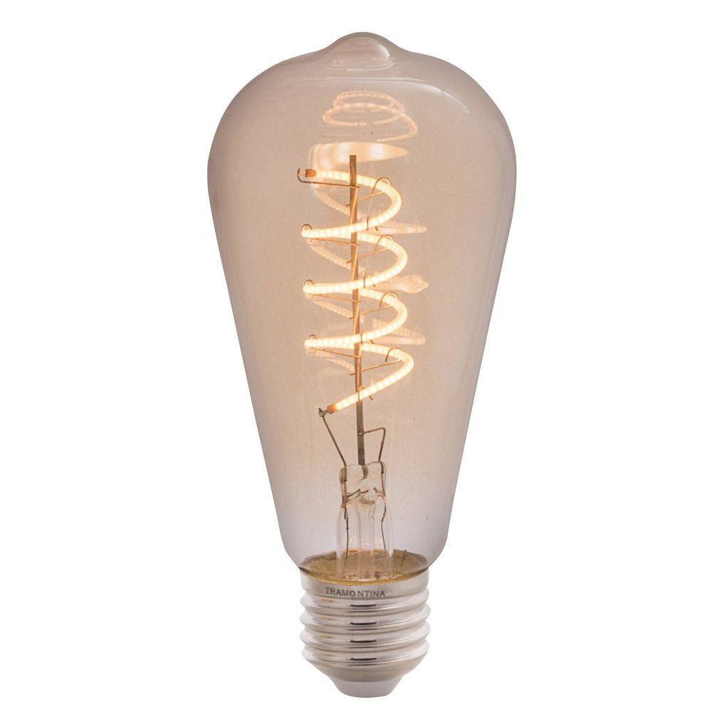 Lâmpada Led De Filamento Espiral Tramontina St64 4 W 2200 K Luz Amarela âmbar Tramontina - 2