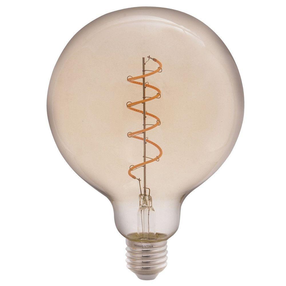 Lâmpada Led De Filamento Espiral Tramontina G125 4 W 2200 K Luz Amarela âmbar Tramontina - 1