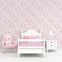 Papel De Parede Sereias - G78390 Rosa E Gliter Tiny Tots 2 - G78390 - 2