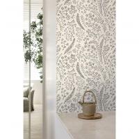 Papel De Parede Muse Floral Branco E Preto A58701 - 1