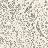 Papel De Parede Muse Floral Branco E Preto A58701 - 2