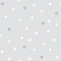 Papel De Parede Lullaby Estrelas Cinza 2253 - Rolo 10m X 0,53m - 1
